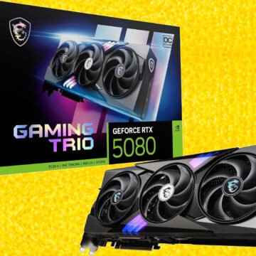 MSI GeForce RTX 5080 Gaming Trio OC 16GB Graphics Card